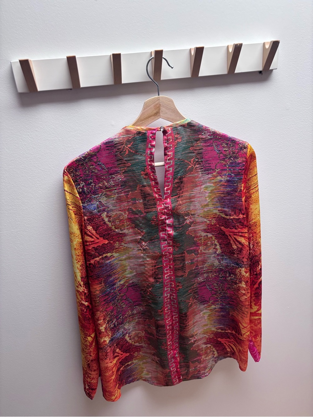 Joseph Ribkoff Vibrant Multicolor Long-Sleeve Blouse - Picture 3 of 8